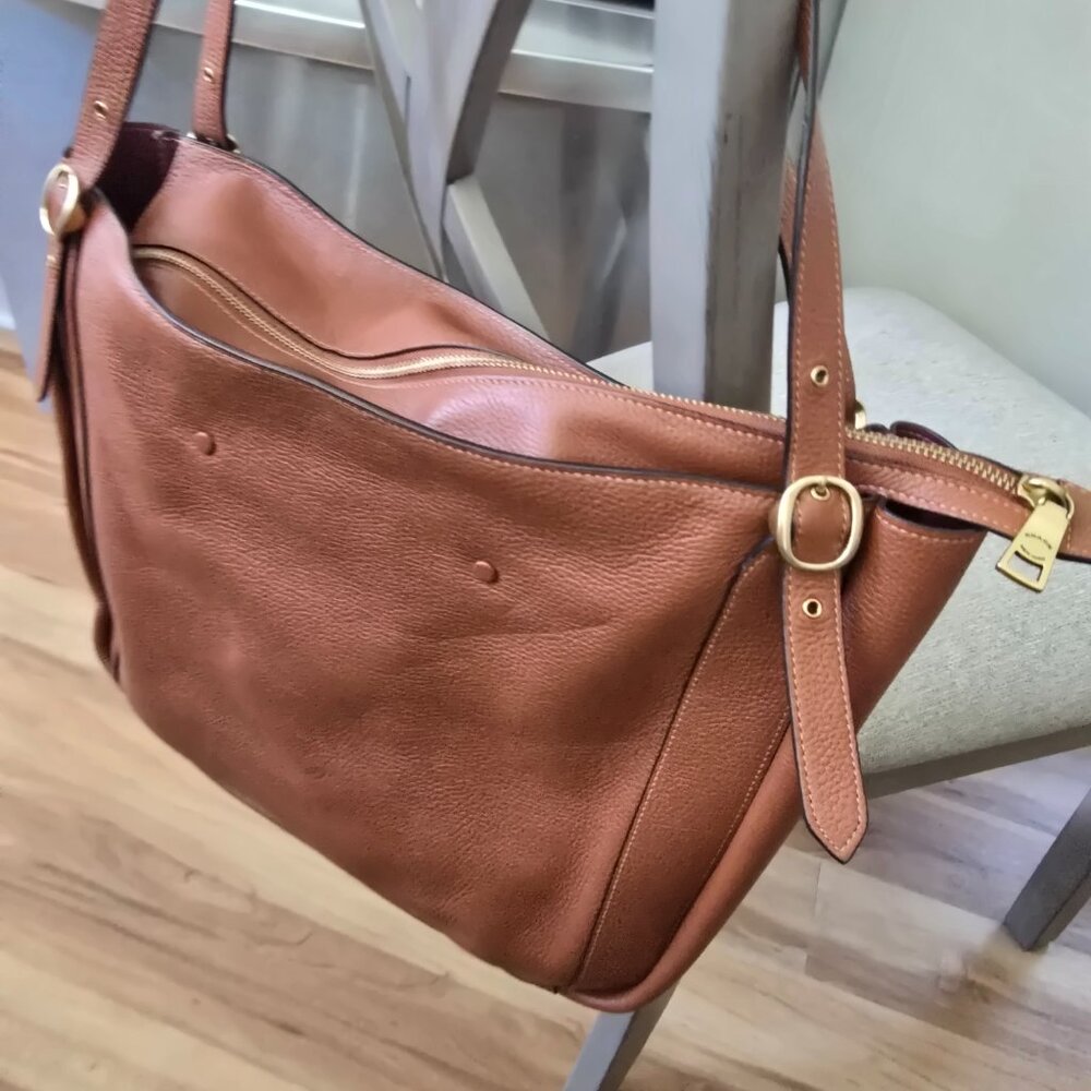 Coach Alana Saddle Brown Tote - Picture 8 of 14